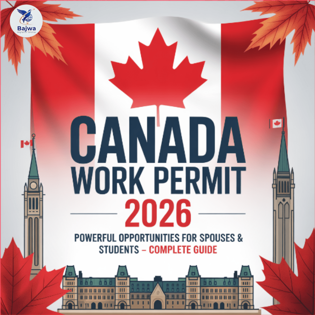Canada open work permit 2026 showing eligibility, application process, and work rights for spouses and students