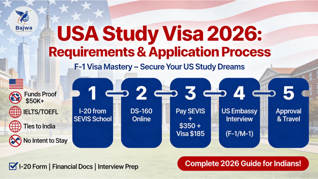 Study in USA for Indian students showing cost of studying in USA, US universities, and study options without IELTS