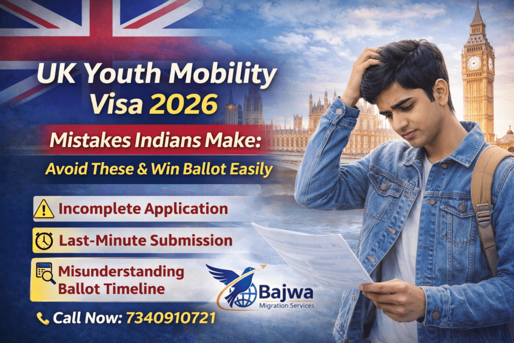 Uk youth mobility visa 2026 guide for Indians explaining common mistakes, working in the UK visa requirements, and how to win the UK visa youth mobility ballot easily